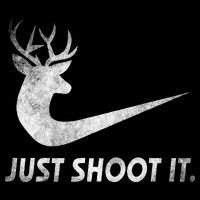 Just Shoot It Funny Deer Hunting Cooling Performance Long Sleeve Crew