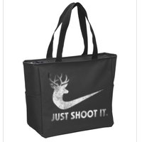 Just Shoot It Funny Deer Hunting Zip Tote Bag