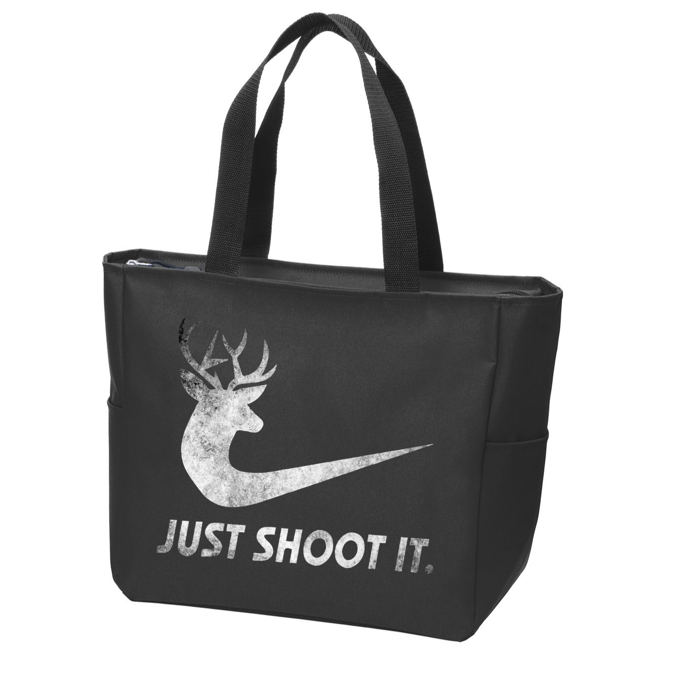 Just Shoot It Funny Deer Hunting Zip Tote Bag
