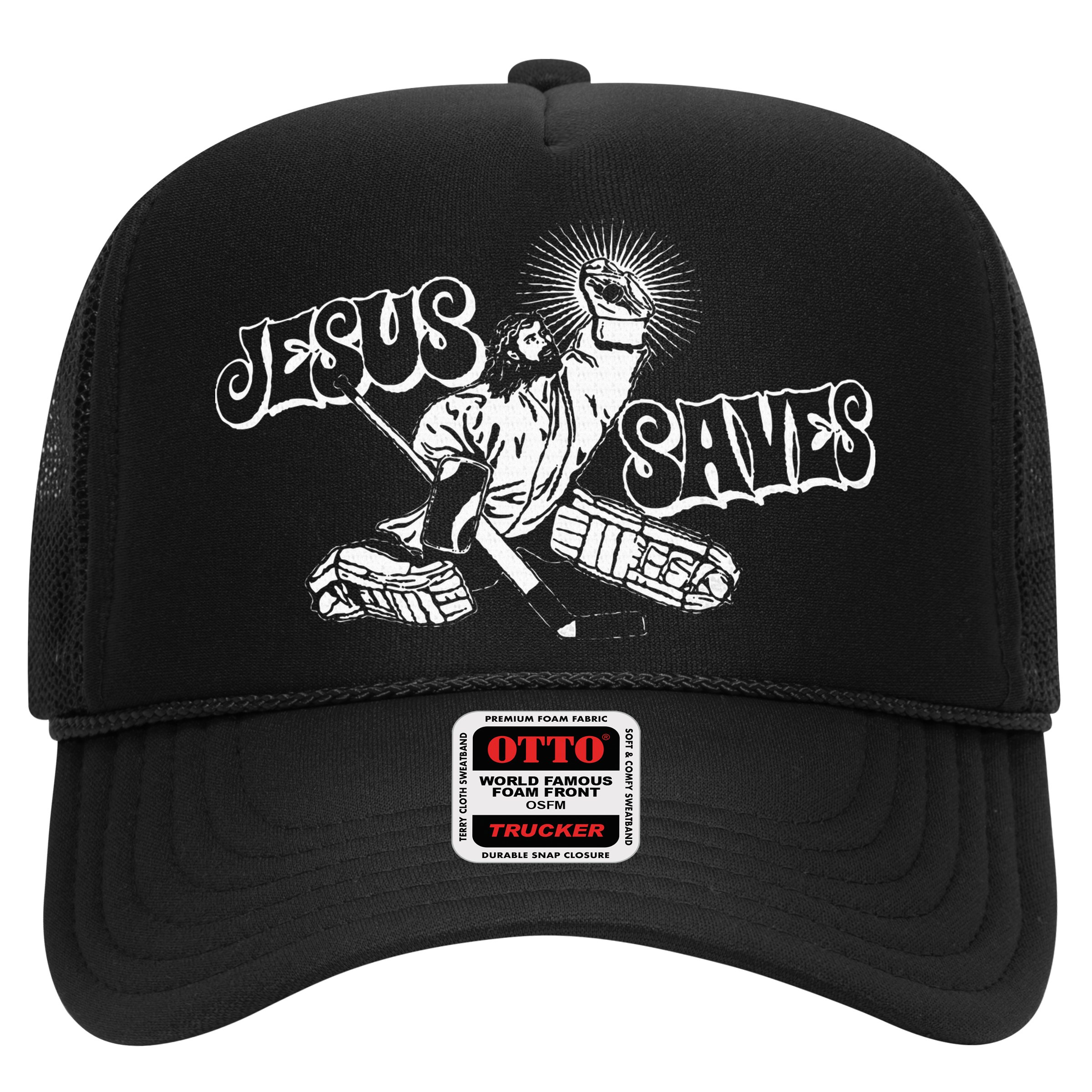 Jesus Saves Ice Hockey Hat