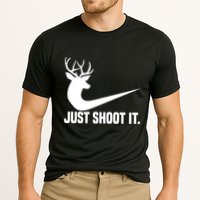 Just Shoot It Funny Deer Hunting Xmas HunterS Humor Gift Cooling Performance Crew T-Shirt