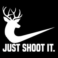 Just Shoot It Funny Deer Hunting Xmas HunterS Humor Gift Cooling Performance Crew T-Shirt