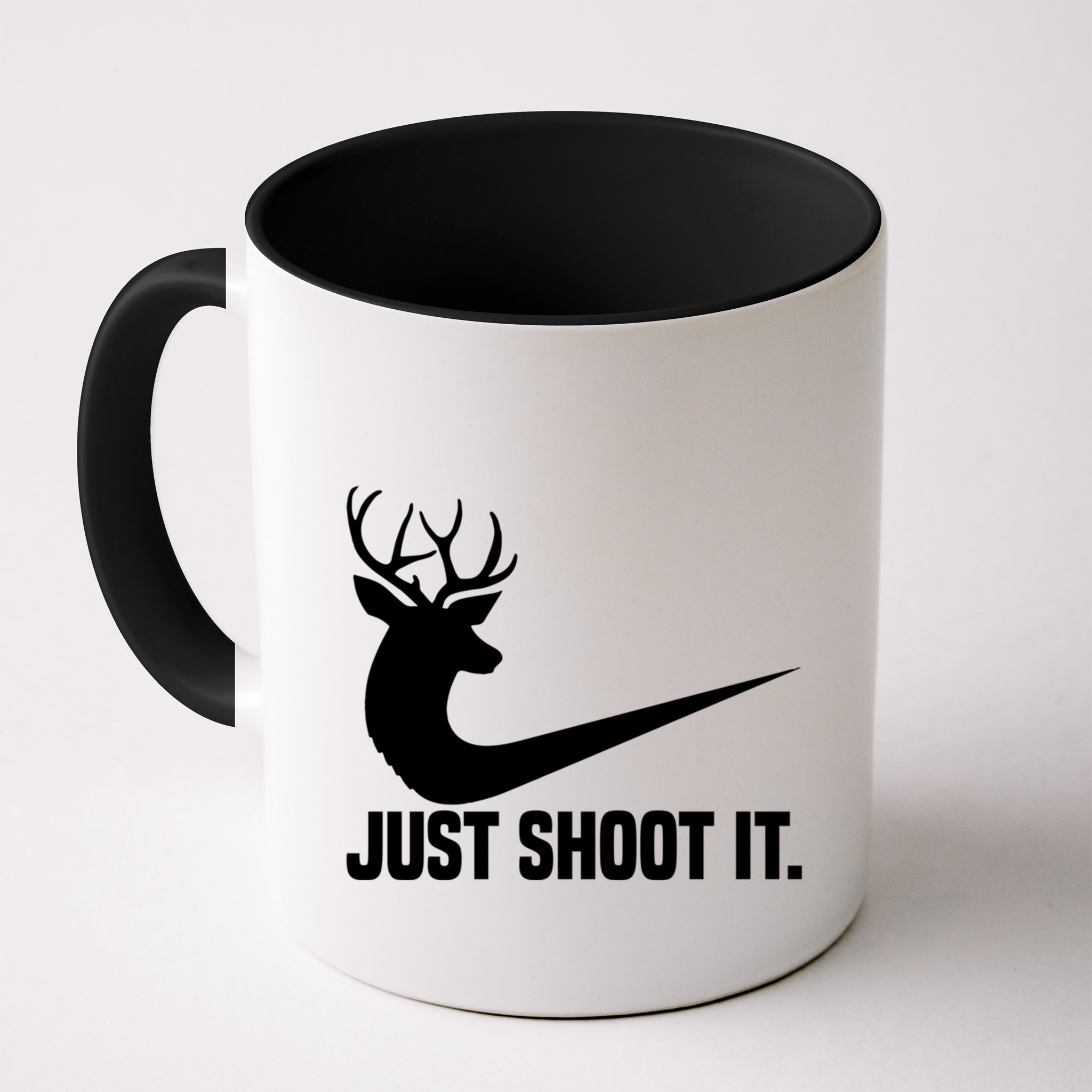 Just Shoot It Funny Deer Hunting Xmas HunterS Humor Gift Mug