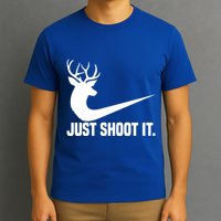 Just Shoot It Funny Deer Hunting Xmas HunterS Humor Gift T-Shirt