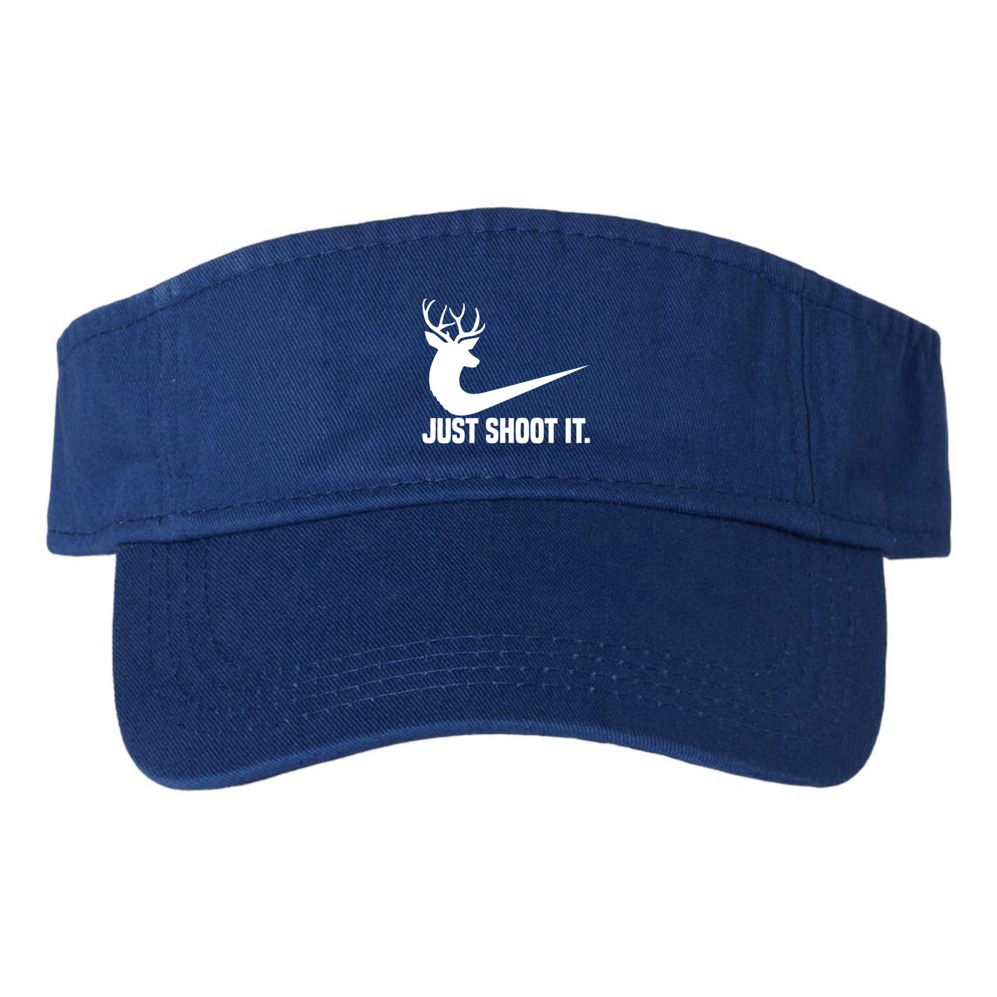 Just Shoot It Funny Deer Hunting Xmas HunterS Humor Gift Visor