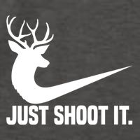 Just Shoot It Funny Deer Hunting Xmas HunterS Humor Gift Vector Backpack