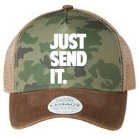 Just Send It. Funny Saying Legacy Tie Dye Trucker Hat