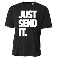 Just Send It. Funny Saying Cooling Performance Crew T-Shirt