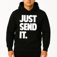 Just Send It. Funny Saying Hoodie