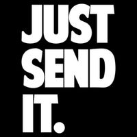 Just Send It. Funny Saying Sustainable Bucket Hat
