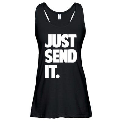 Just Send It. Funny Saying Ladies Essential Flowy Tank