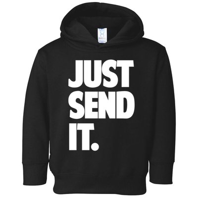 Just Send It. Funny Saying Toddler Hoodie