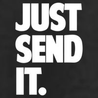 Just Send It. Funny Saying Microfiber Hand Towel