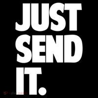 Just Send It. Funny Saying Visor
