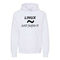 Just Sudo It Linux By MCMA Linux OS Premium Hoodie