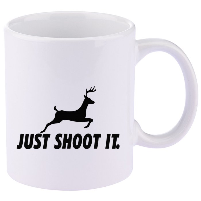 Just Shoot It Gear Venison Meat 11oz C Handle Ceramic Mug