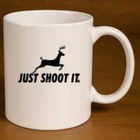 Just Shoot It Gear Venison Meat 11oz C Handle Ceramic Mug