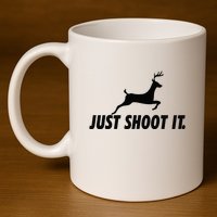 Just Shoot It Gear Venison Meat 11oz C Handle Ceramic Mug