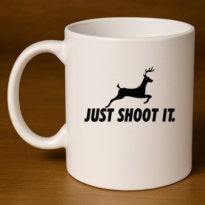 Just Shoot It Gear Venison Meat 11oz C Handle Ceramic Mug