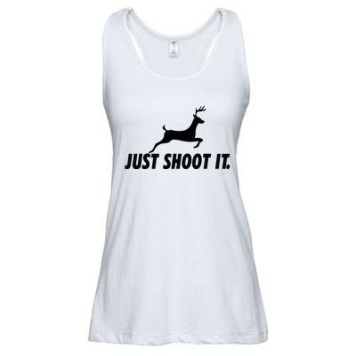 Just Shoot It Gear Venison Meat Ladies Essential Flowy Tank