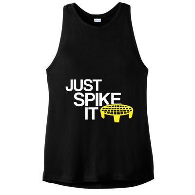 Just Spike It Spike Ball Spike Life Ladies PosiCharge Tri-Blend Wicking Tank
