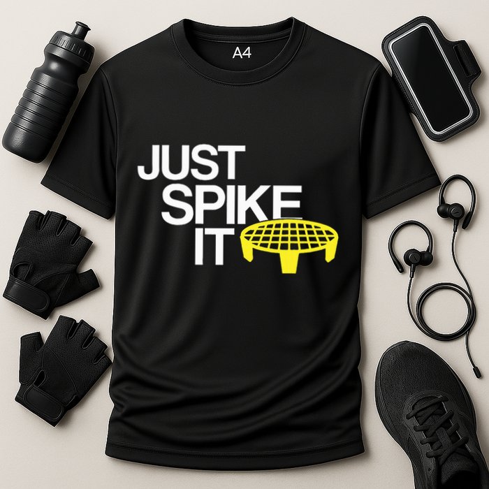 Just Spike It Spike Ball Spike Life Cooling Performance Crew T-Shirt