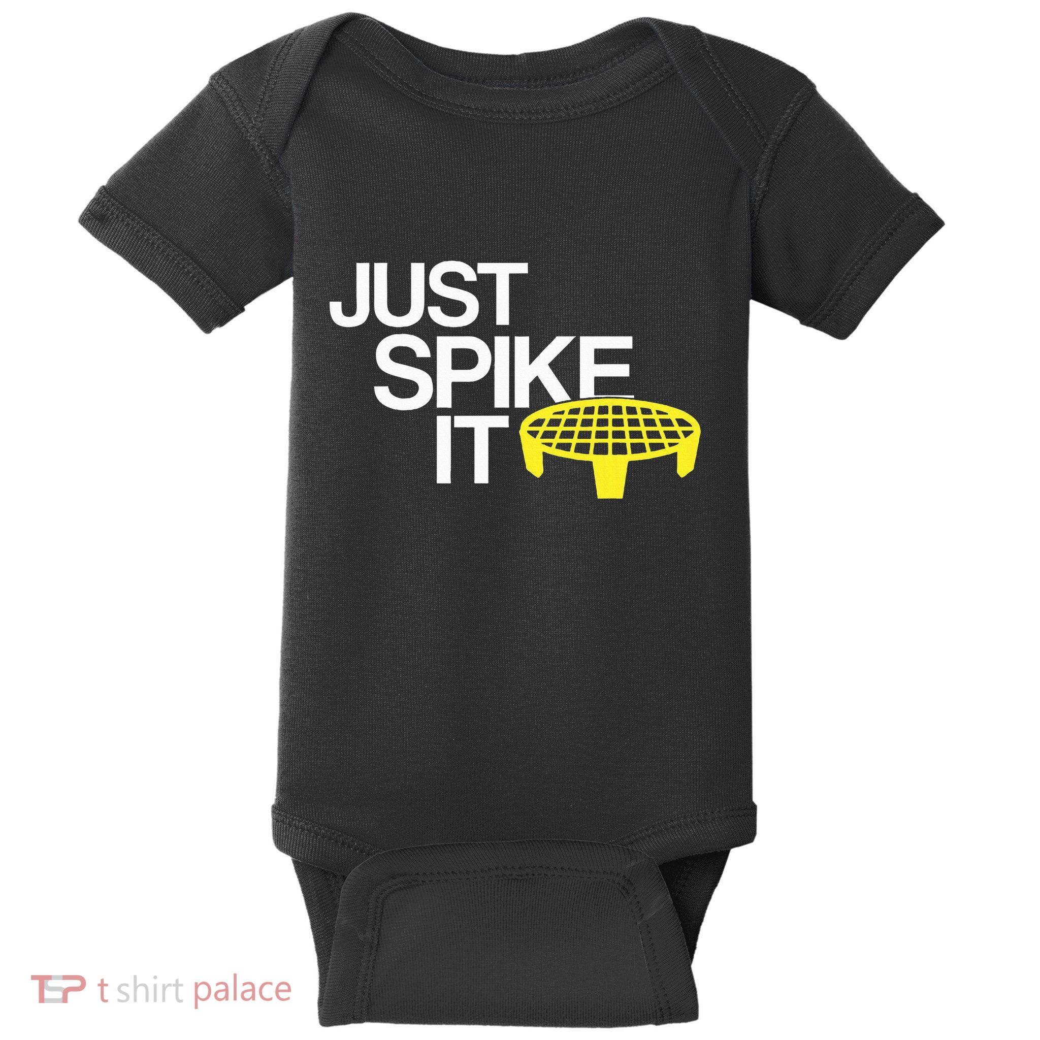 Just Spike It Spike Ball Spike Life Baby Bodysuit