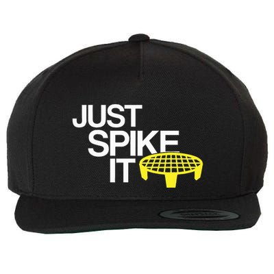 Just Spike It Spike Ball Spike Life Wool Snapback Cap