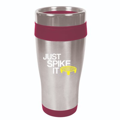 Just Spike It Spike Ball Spike Life 16oz Travel Tumbler