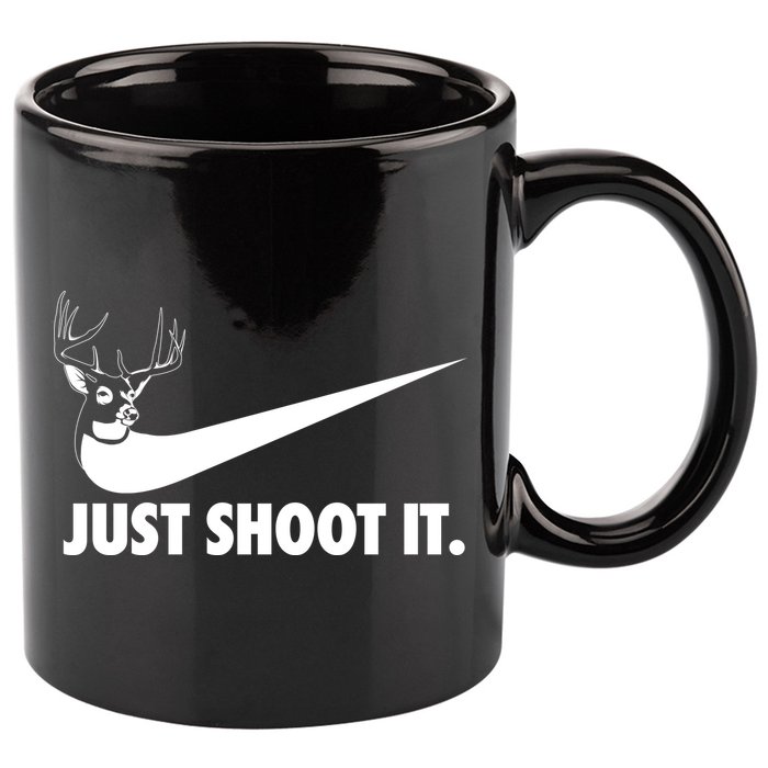Just Shoot It Hunting 11oz C Handle Ceramic Mug