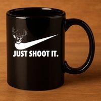 Just Shoot It Hunting 11oz C Handle Ceramic Mug