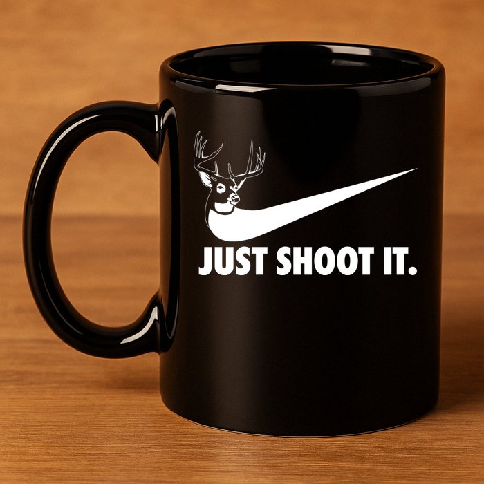 Just Shoot It Hunting 11oz C Handle Ceramic Mug