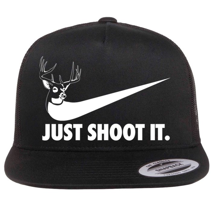 Just Shoot It Hunting Flat Bill Trucker Hat