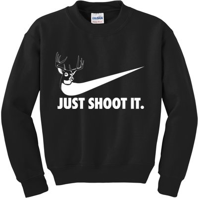 Just Shoot It Hunting Kids Sweatshirt