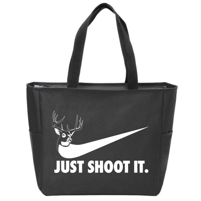 Just Shoot It Hunting Zip Tote Bag