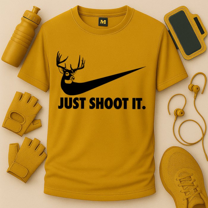 Just Shoot It Hunting Cooling Performance Crew T-Shirt