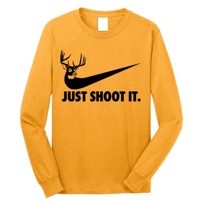 Just Shoot It Hunting Long Sleeve Shirt