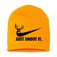 Just Shoot It Hunting Short Acrylic Beanie