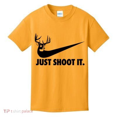 Just Shoot It Hunting Kids T-Shirt