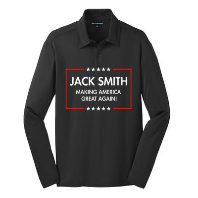 Jack Smith Is Making America Great Again Silk Touch Performance Long Sleeve Polo