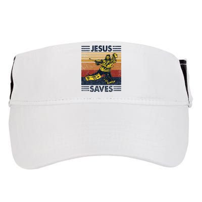 Jesus Saves Ice Hockey Goalie Sport Religious Christian Gift Adult Drive Performance Visor