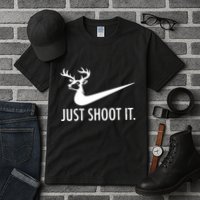 Just Shoot It Deer Hunting Tall T-Shirt