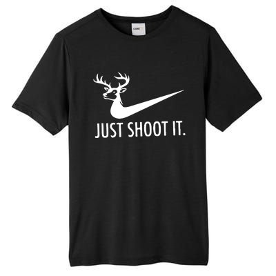 Just Shoot It Deer Hunting Tall Fusion ChromaSoft Performance T-Shirt