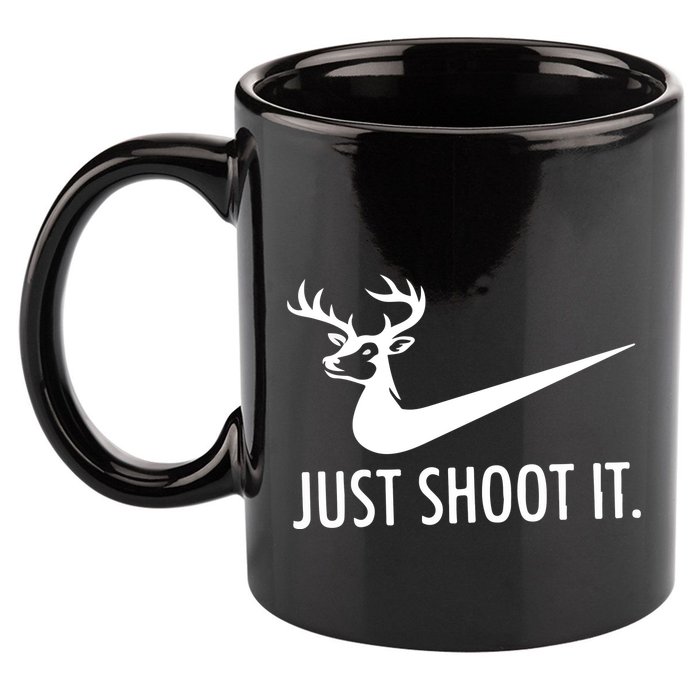 Just Shoot It Deer Hunting 11oz C Handle Ceramic Mug