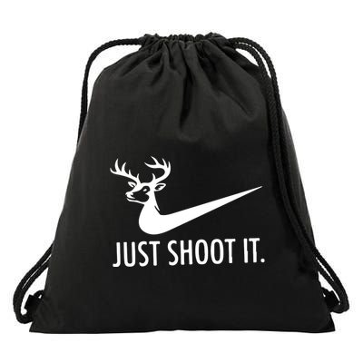 Just Shoot It Deer Hunting Drawstring Bag