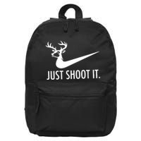 Just Shoot It Deer Hunting 16 in Basic Backpack
