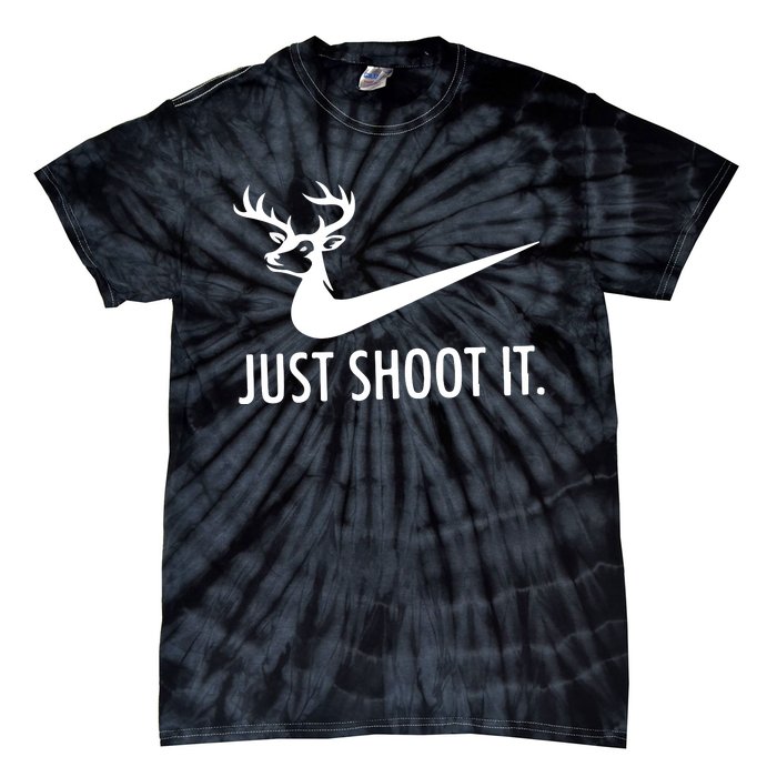 Just Shoot It Deer Hunting Tie-Dye T-Shirt