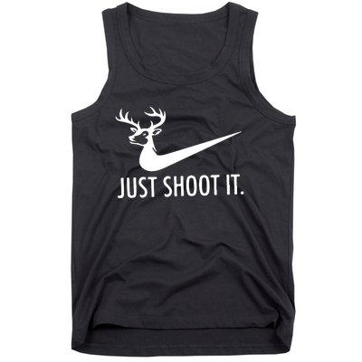 Just Shoot It Deer Hunting Tank Top