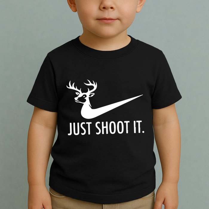 Just Shoot It Deer Hunting Toddler T-Shirt