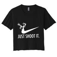 Just Shoot It Deer Hunting Crop Top
